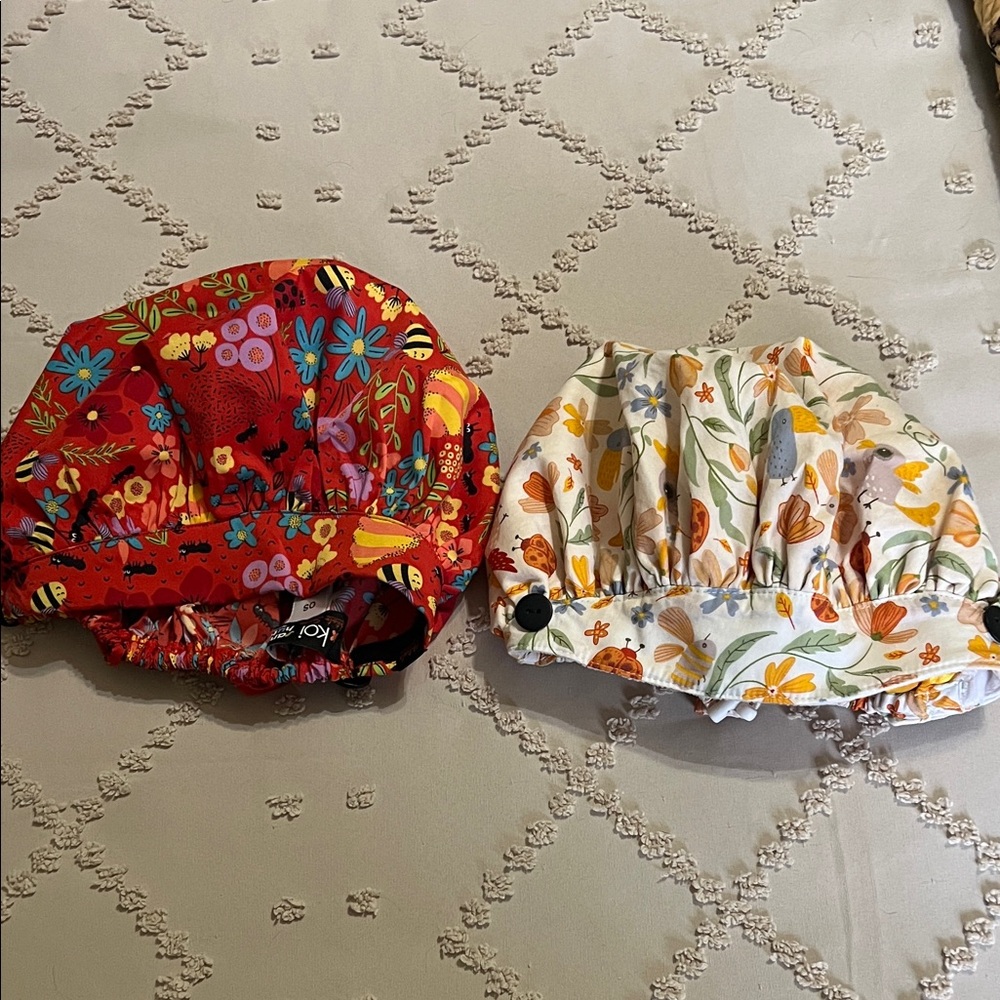Bouffant scrub caps